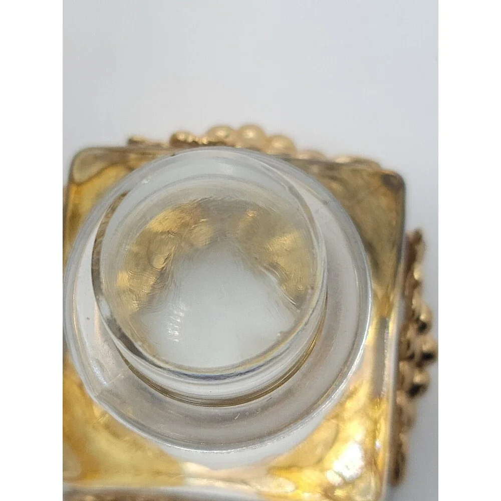 Crystal Decanter Arthur Court Gold Grape Vines
